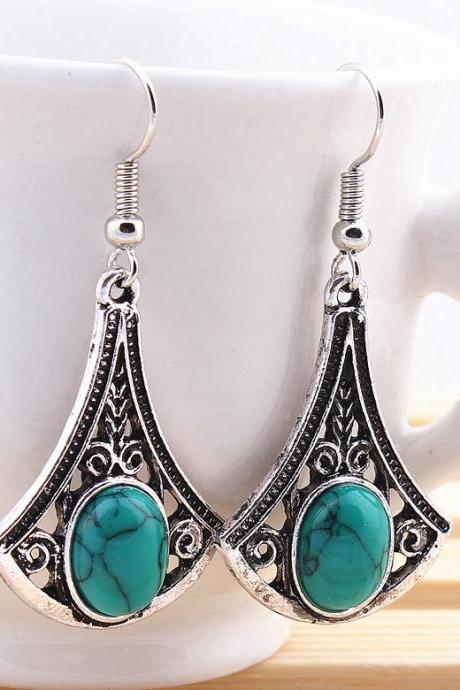 Vintage, Ethnic Style Jewelry, Turquoise Earrings, Manufacturers Direct Sales