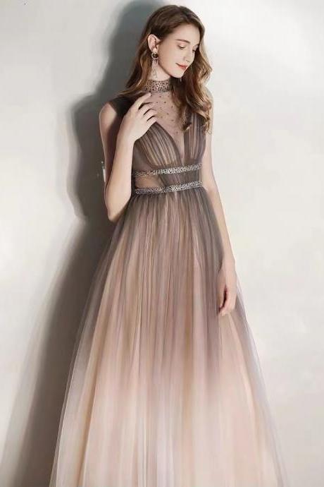 Gradient Color Evening Dress, Fairy Queen Party Dress, Dream Dress,custom Made