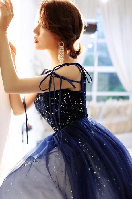 Spaqhetti Strap Evening Dress, Gradient Dress, Textured Long Dress, Fairy Party Evening Dress,custom Made