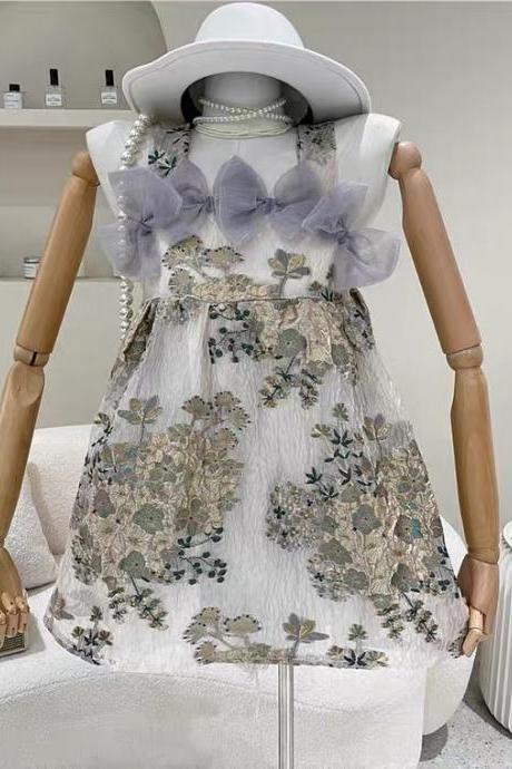 Flower Halter Dress, Super Fairy, Gentle Dress