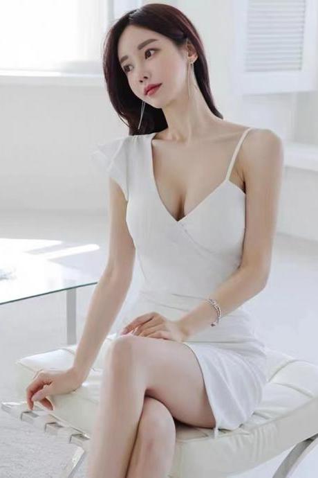 Custom Made,sexy,little White Dress,off-the-shoulder Party Dress