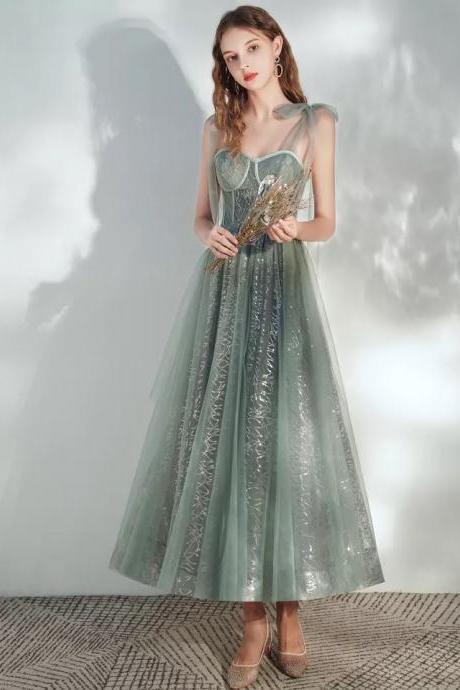 Spaghetti Strap Dress, High Quality Bridesmaid Dress, Fairy Party Dress,custom Made
