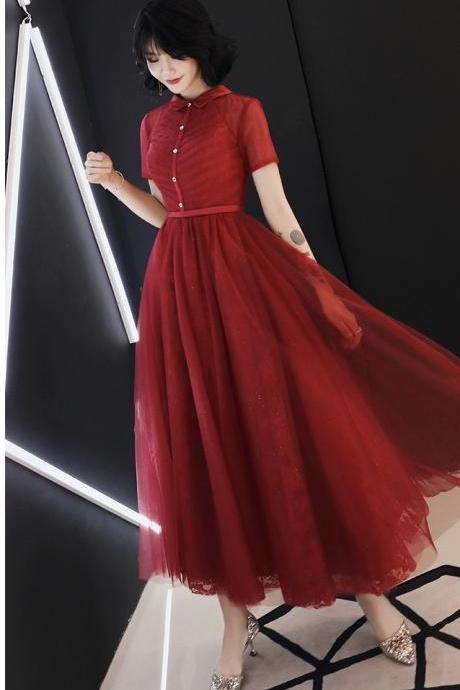 Red Evening Dress, Graduation Dress,summer, Girl Sweet 16 Dress,homecoming Dress,custom Made