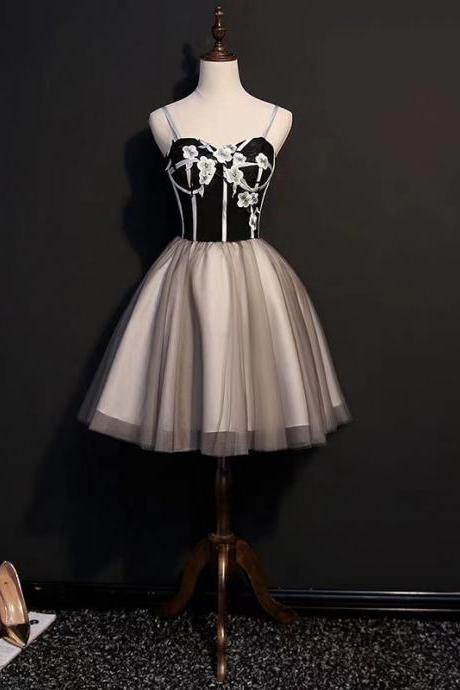 Evening Dress, Party Dinner Dress, Short Sliming Dress Black Halter Homecoming Dress,custom Made