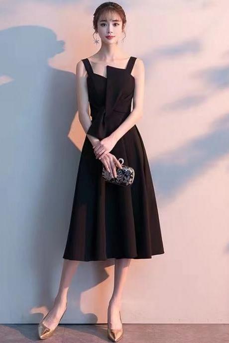 New style, short black dress, socialite party dress,Custom Made