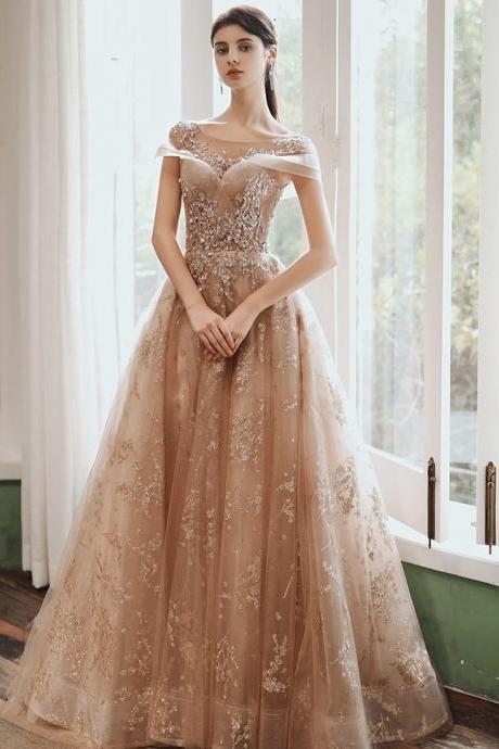 Atmosphere evening dress, fairy temperament dress, dream, elegant noble prom dress,Custom made