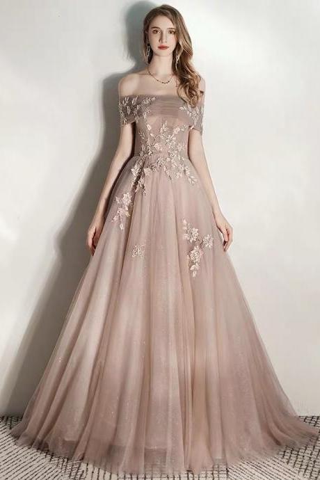 Champagne Evening Dress,, Queen Party Dress, Elegant Prom Dress,custom Made