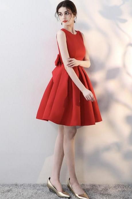 Red Homecoming Dress, Short Elegant Socialite Dress, Party Birthday Dress,custom Made
