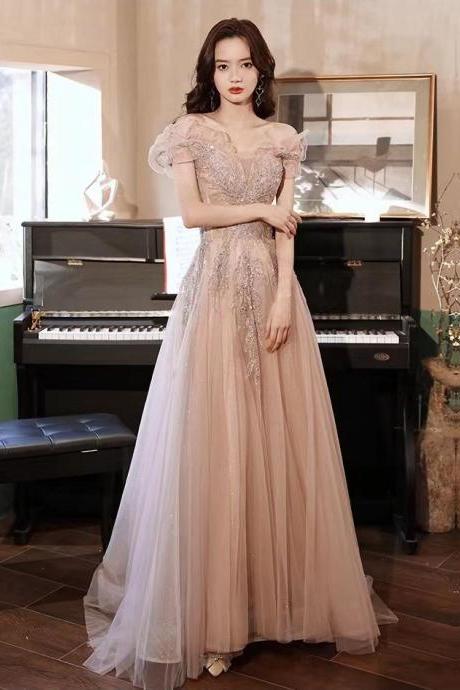 Off-shoulder Eevening Dress, Bridal Gown, Dream Prom Dress,custom Made