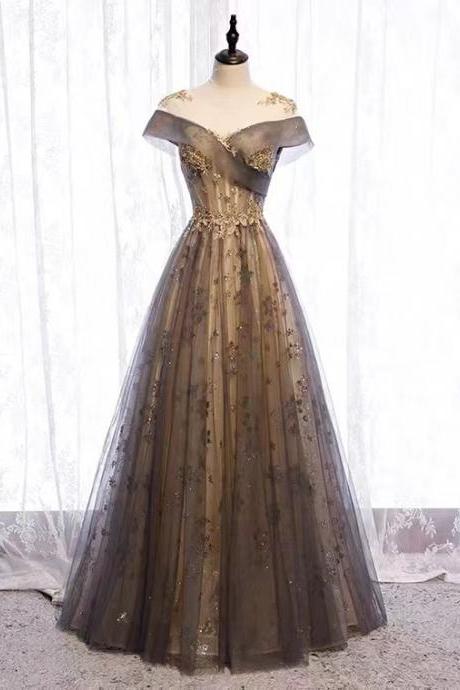 Off-shoulder Prom Dress, Fairy Party Dress, Dream Dresss,custom Made