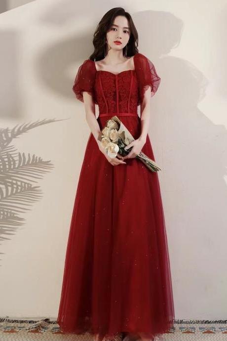 Red dress, glamorous evening dress,custom made