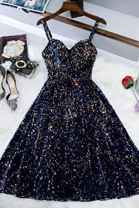 Hlater Sequins Homecoming Dresses, Classy Socialite Birthday Dresses, Sparkly Party Dresses,custom Made