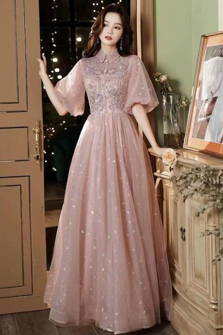 Spring and summer, new style daily dress, temperament sequn prom dress, fairy student dress ,custom made
