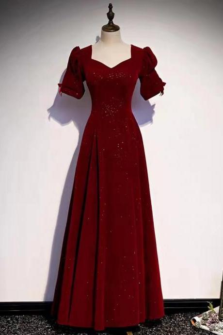 Red Prom Dress, Sweet Evening Dress, Princess Party Dress,custom Made
