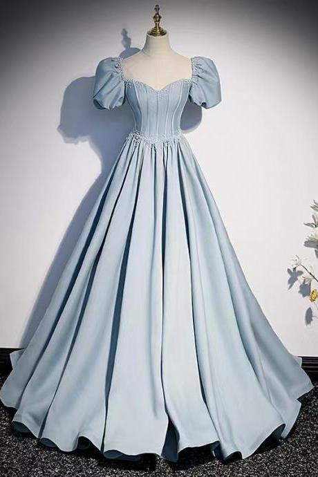 Cute ,blue party dress,off shouder prom dress ,princess ball gown dress,sweet quinceanera dress,custom made