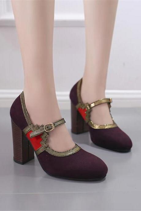 Chunky Heels, Women&amp;amp;#039;s Fashion Shoes