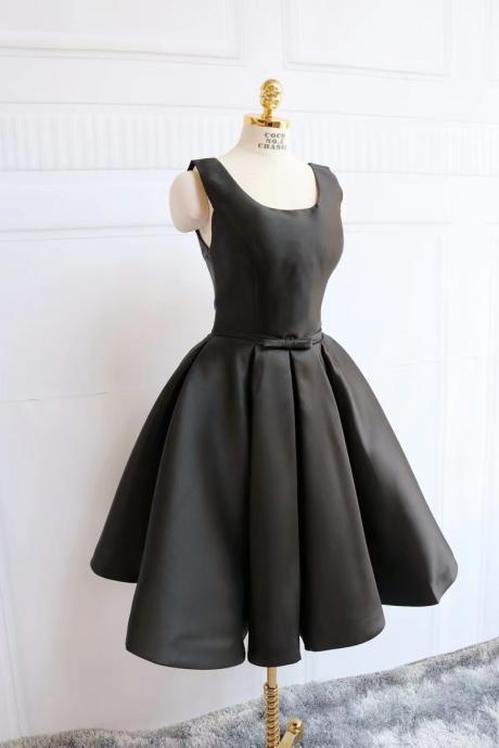 Black Prom Dress，cute Party Dress,short Homecoming Dress,custom Made