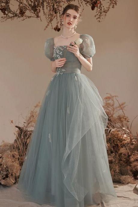 Cute Prom Dress, Green Bridesmaid Dress, Fairy Party Dress,custom Made