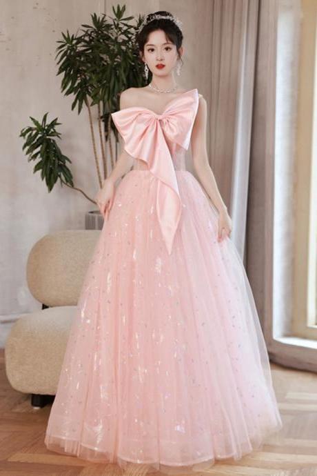Cute Prom Dresses,one Shoulder Evening Dresses, Fairy Bridesmaid Dresses, Pink Party Dresses,custom Made