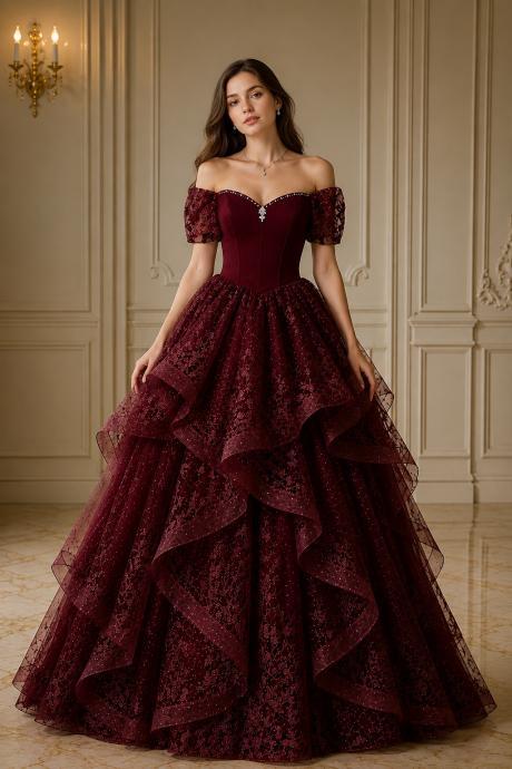 burgundy birthday dress Sexy Sheath 18th Dresses Velvet Birthday Outfits P15 – PreppyDress Introduce timeless elegance with this burgundy princess gown Maroon Outfit 18th Birthday Simple