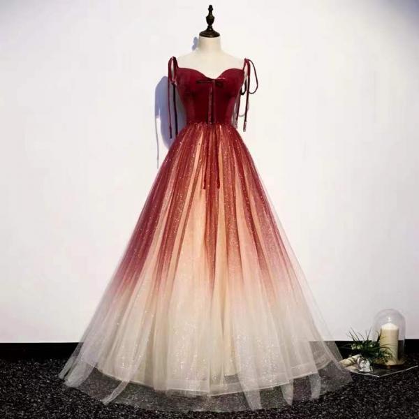 Fairy Red Dress,long Party..