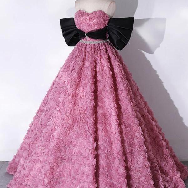 Floral Printed Designer Gown main image 1
