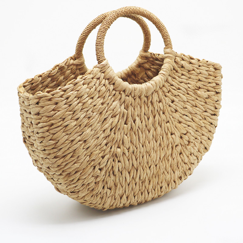 Round Straw Woven Bags, Handbags, Beach Bags, Wholesale on Luulla