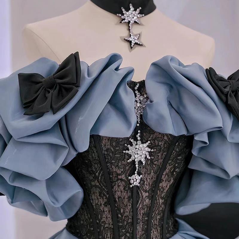 Psalm Dress in Sky Blue