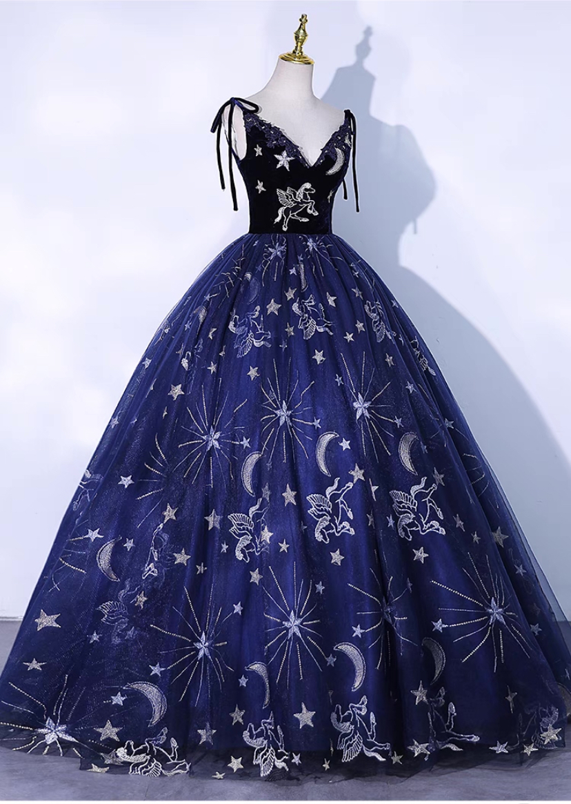 Black Sweetheart Ball Gown Long Formal Dress, Black Sweet 16 Dress