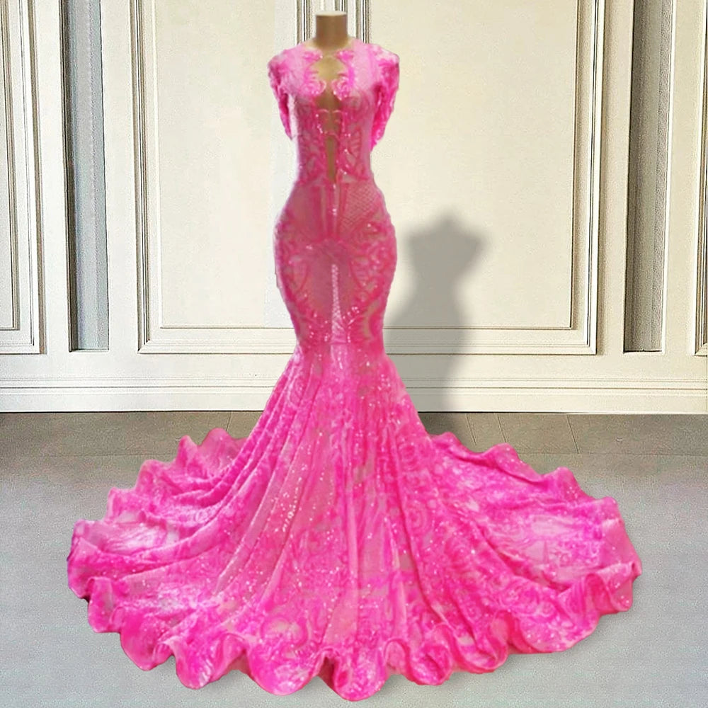 Fiesta 67056 Glittering Mermaid Gown