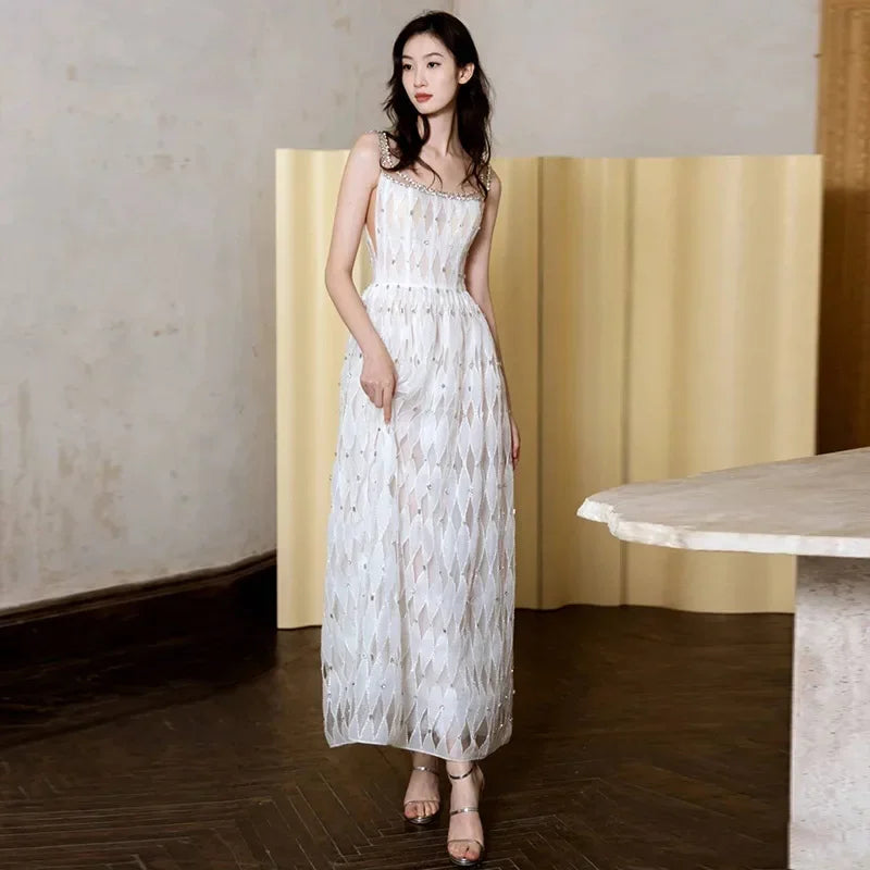 Paca Choker Sleeveless Maxi Dress